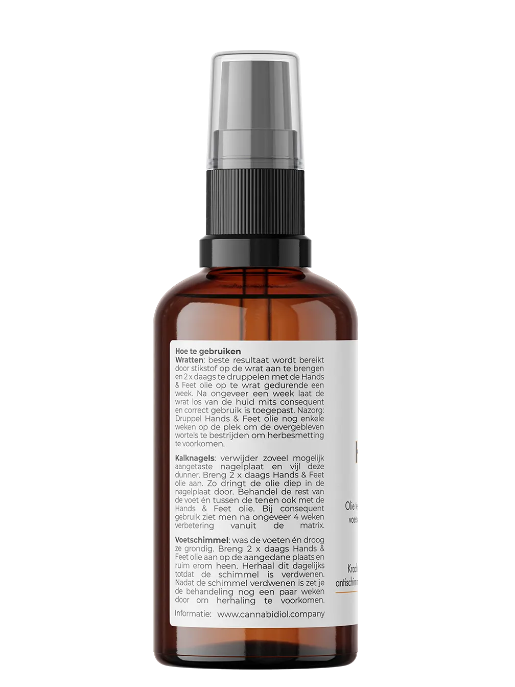 Handen en voeten CBD Spray - cbd olie voor handen en voeten